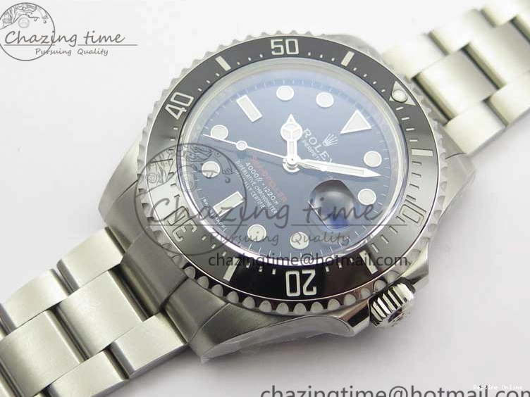 1228 Sea-Dweller 2017 Baselworld 126600 Noob 1:1 Best Edition Black Dial on SS Bracelet A2836 V Effortless 3065